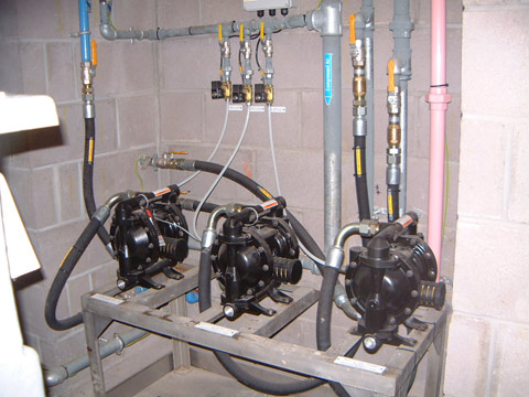 Centralised pumping system