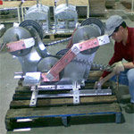 Three-position mast-mount isolator