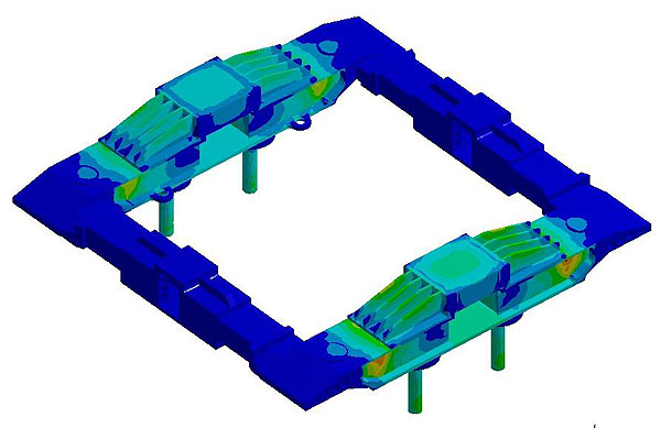Bogie-underframe connection