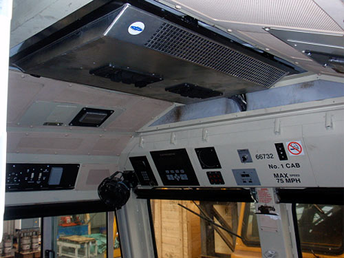 Locomotive air conditioners
