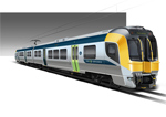 3D rendering of a train carriage
