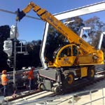 Rotating telescopic handlers