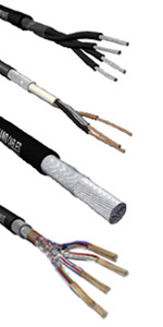 Various sinalling cables for rail applications