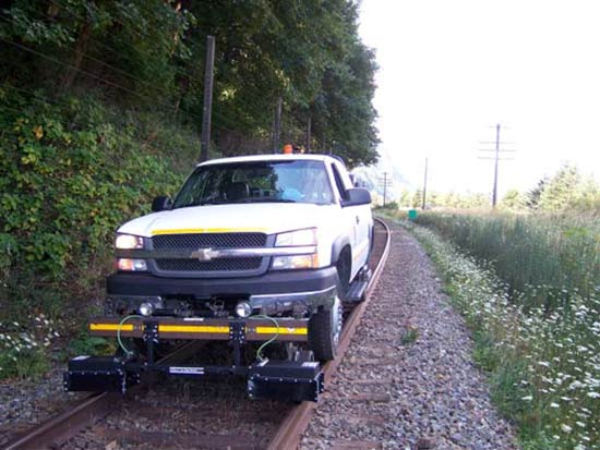 RailScan lite hi-rail gage measurement system