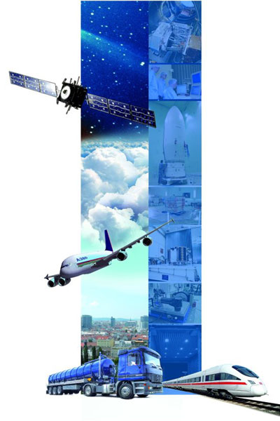 Ilustration of European trnaportation systems 