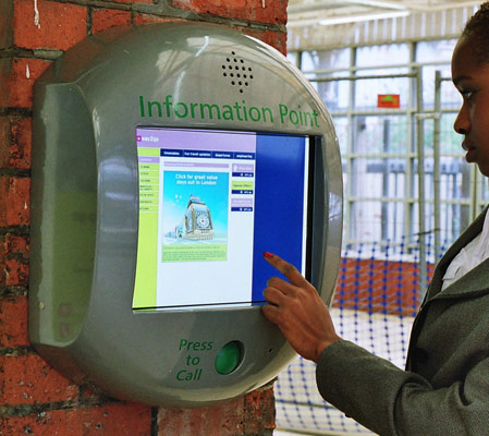 Touch-screen information points