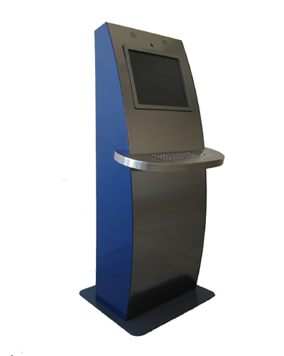 Sunlight-readable self-service kiosks