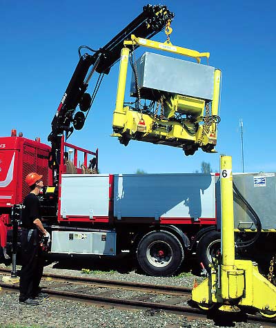 Hiab loader cranes