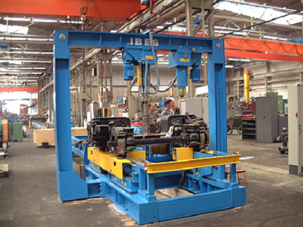Bogie precision-measuring system