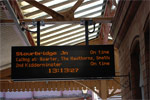 Next train indicator from Infotec