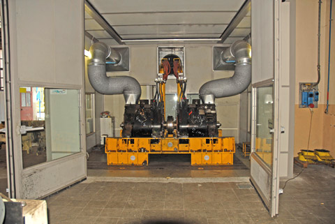 Electric engines test bench