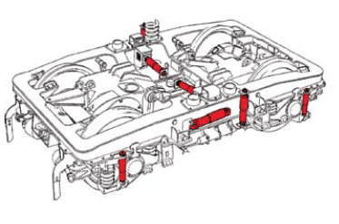 KONI hydraulic dampers