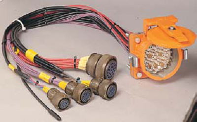 stud-mount compression rail connectors