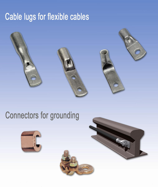 Power lugs and grounding connectors