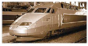 Steel coloured train carriage