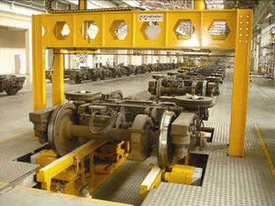 Bogie load testing bench