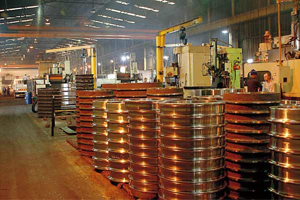 Light railway and tram forged tyres