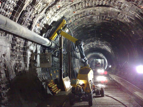 Hydro-demolition Conjet unit