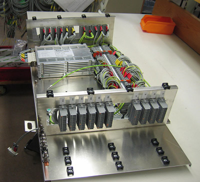 Rail electromechanical module plates