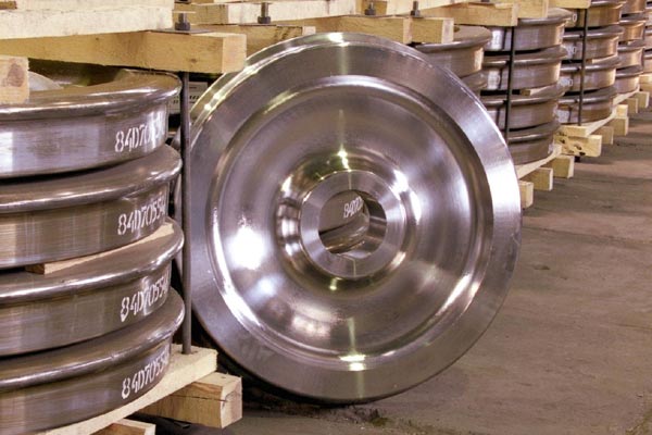 Steel railway wheels