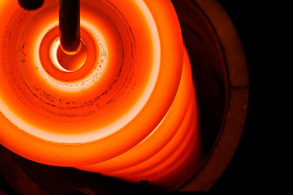 NDT testing for railway wheels