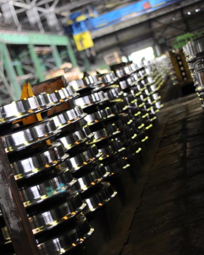 Steel railway wheels