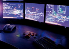 Railway line control centre
