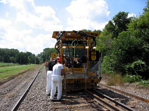 New rail chassis in use
