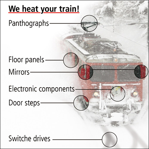 Rail heating solutions