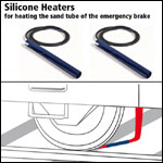 Silicone heaters