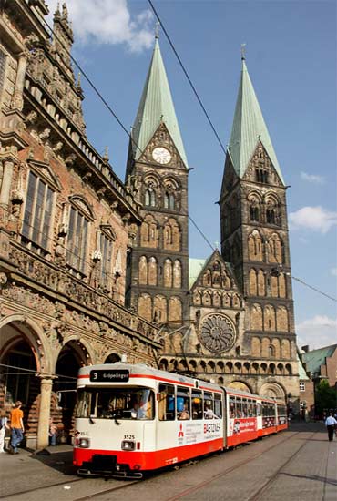Bremen's vintage high-floor tram fleet