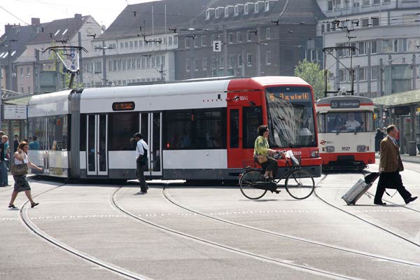 Bremen's tramway mainly