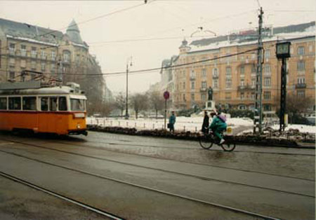 Budapest has an extensive tram network