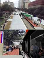 Artists impression of Texas Medical Centre and Museum district light rail stations