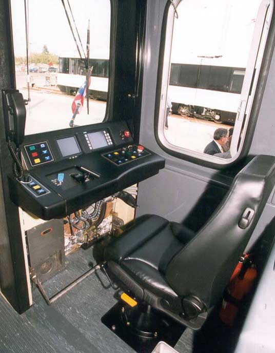 Drawings of Bombardier's MVI monorail trains