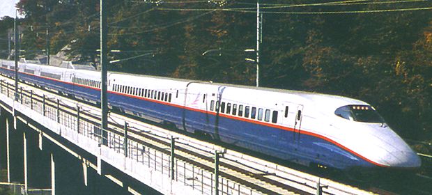 E2 train on the Shinkansen network