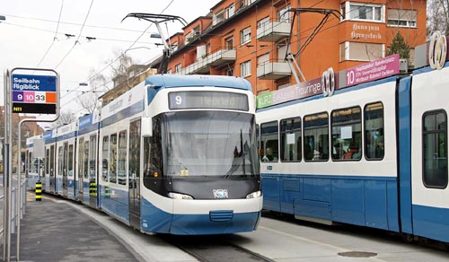 Bombardier/Alstom Cobra tram in operation