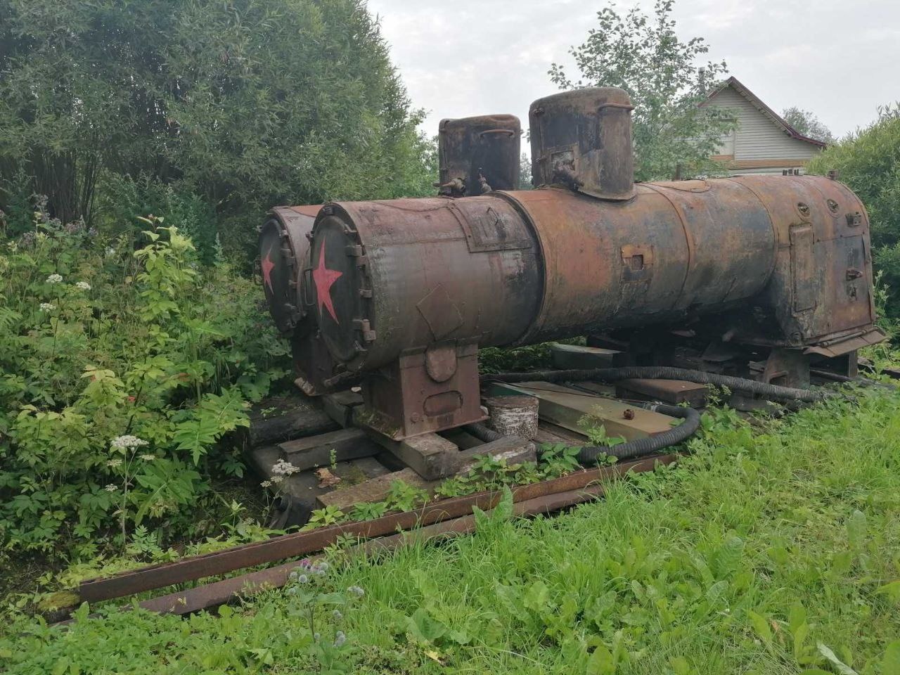 08.2023. Два котла от паровоза серии ВП2