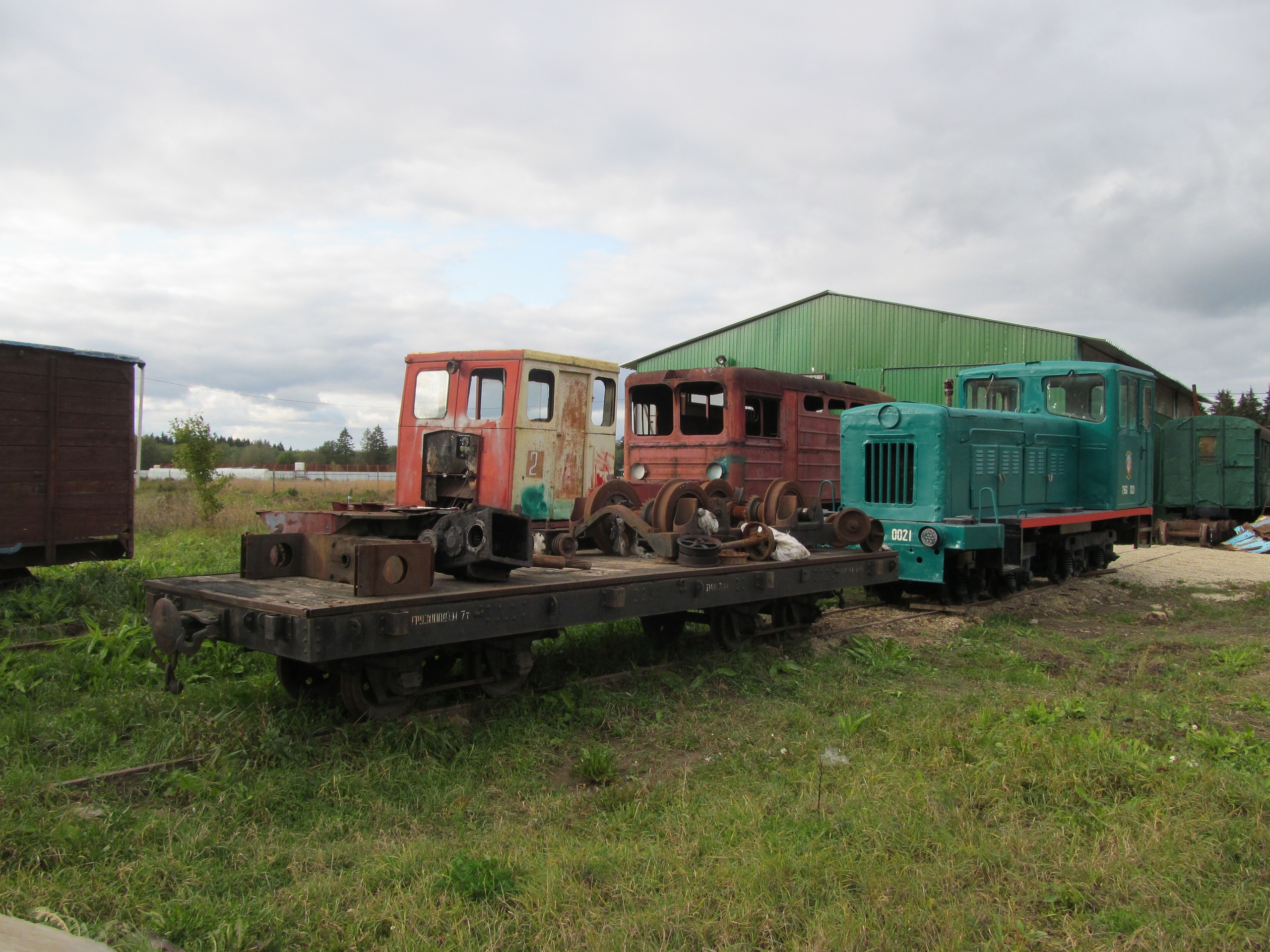 22.09.2019. Вид на территорию депо и коллекцию