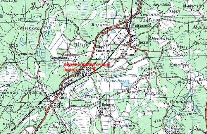 Узкоколейная железная дорога торфопредприятия Элламаа