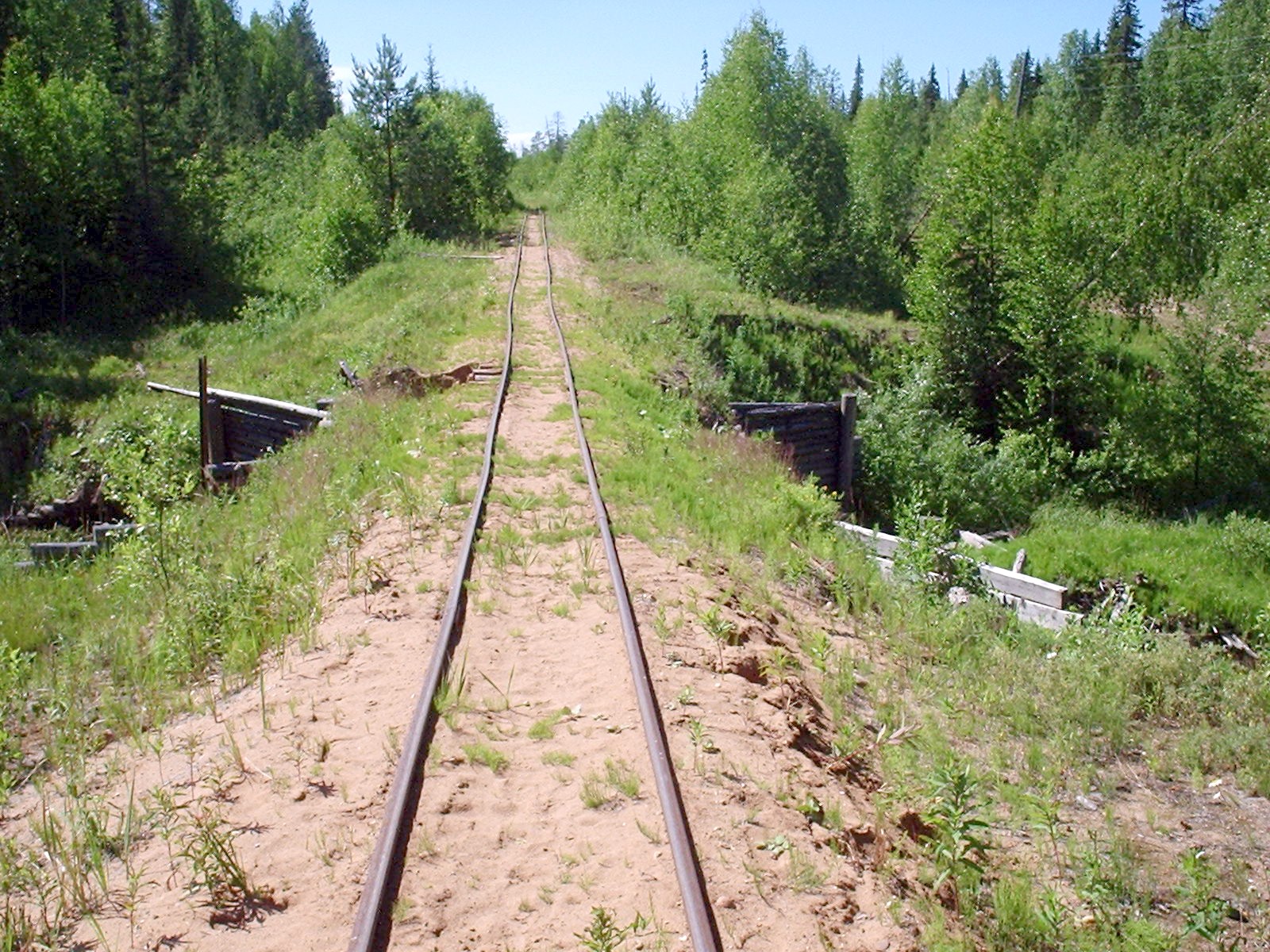 Конецгорская узкоколейная железная дорога — фотографии, сделанные в 2005 году  (часть 2)