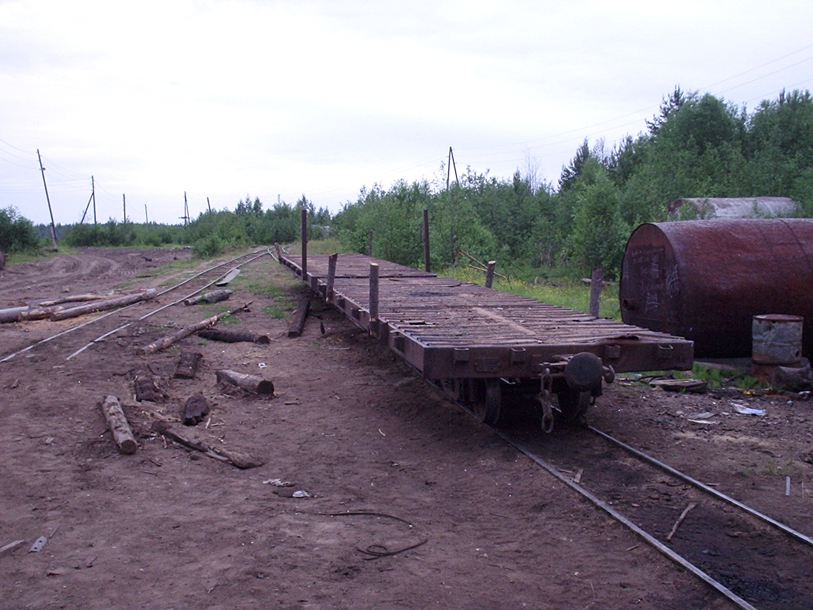 Малошуйская узкоколейная железная дорога - фотографии, сделанные в 2006 году (часть 1)