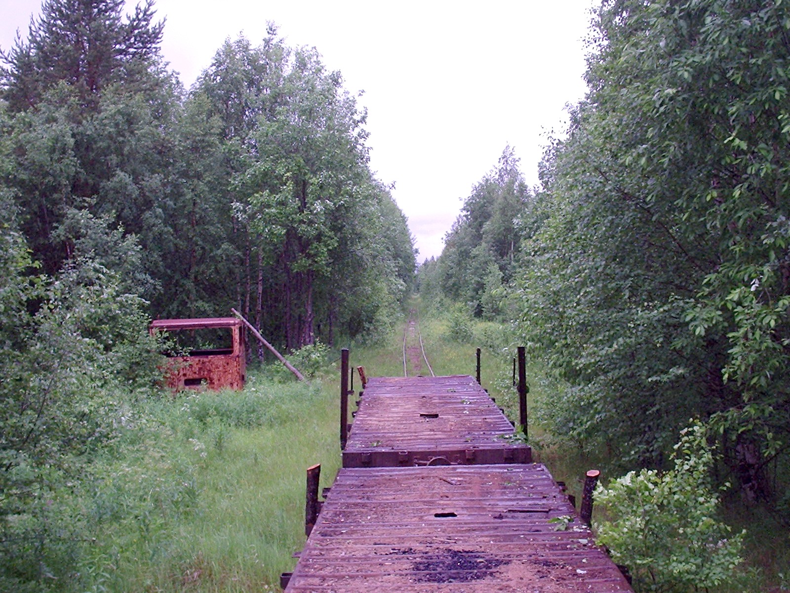 Малошуйская узкоколейная железная дорога - фотографии, сделанные в 2006 году (часть 6)