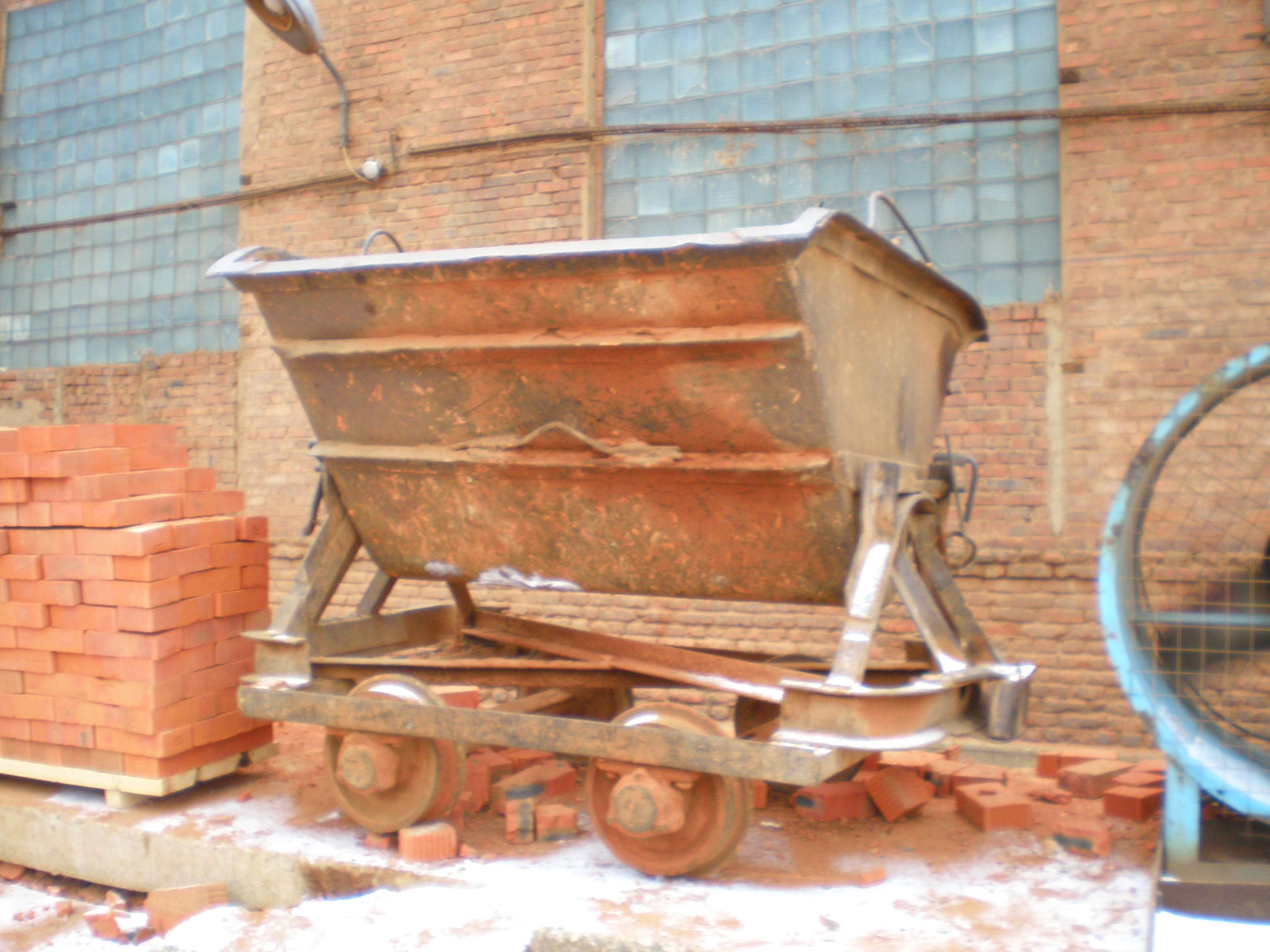 Узкоколейная железная дорога завода «Клинстройдеталь» — фотографии рельсовых путей колеи 900 мм, сделанные в 2007 году (часть 1)