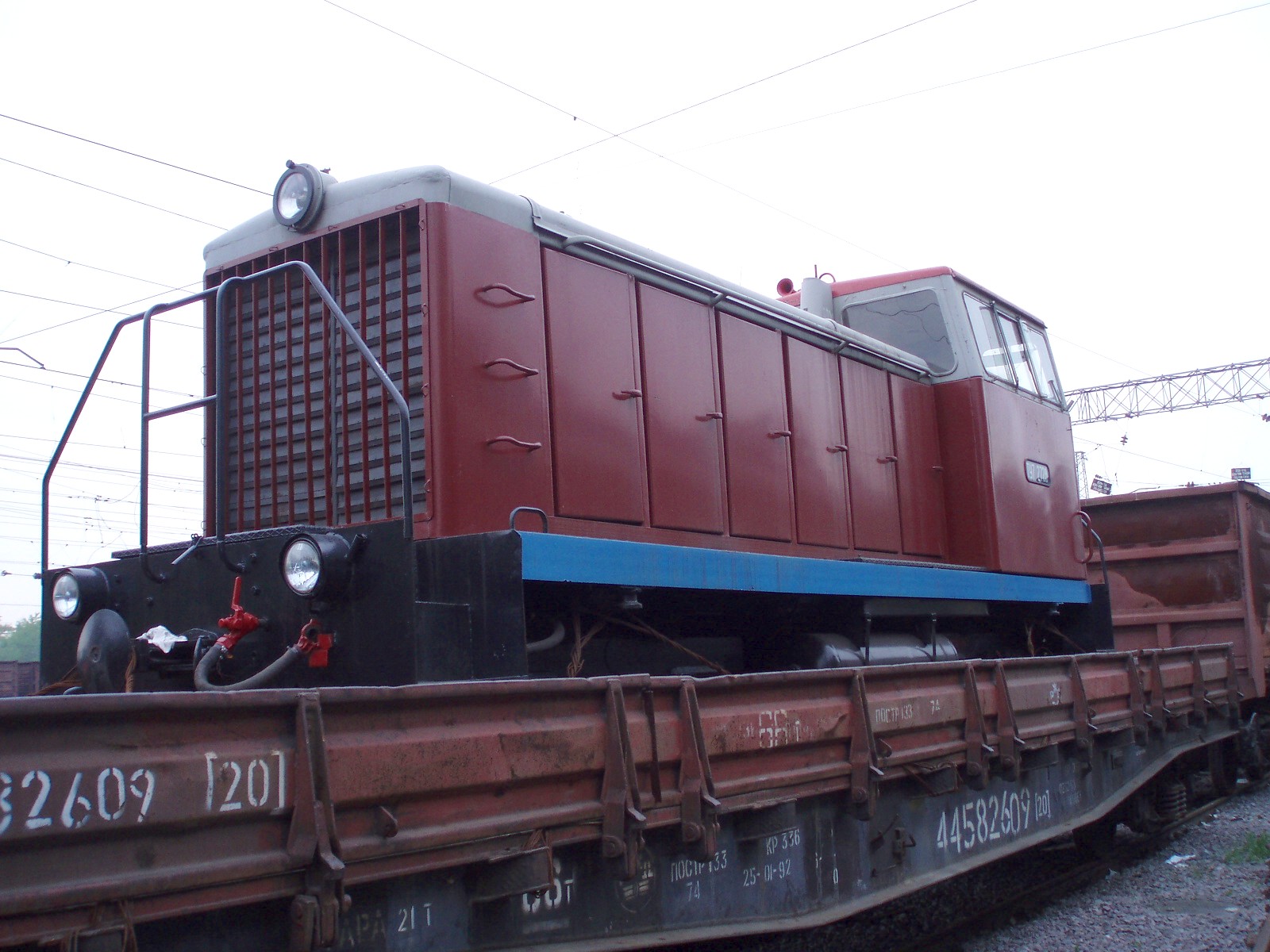 Малая Московская детская железная дорога - тепловоз ТУ7-2728 в депо Москва-Сортировочная