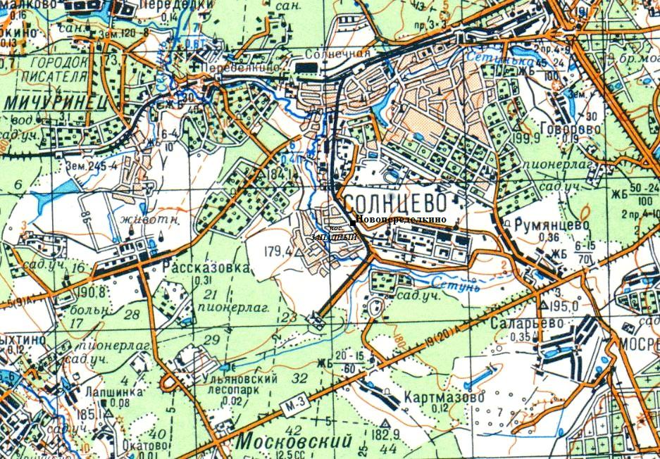 Железнодорожная линия Солнечная  — Новопеределкино