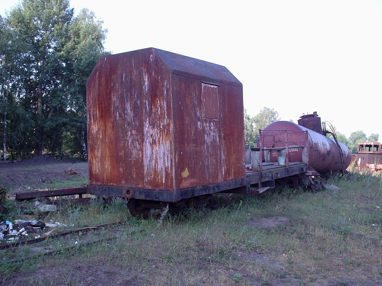 Узкоколейная железная дорога Мещерского торфопредприятия  — фотографии, сделанные в 2006 году (часть 2)