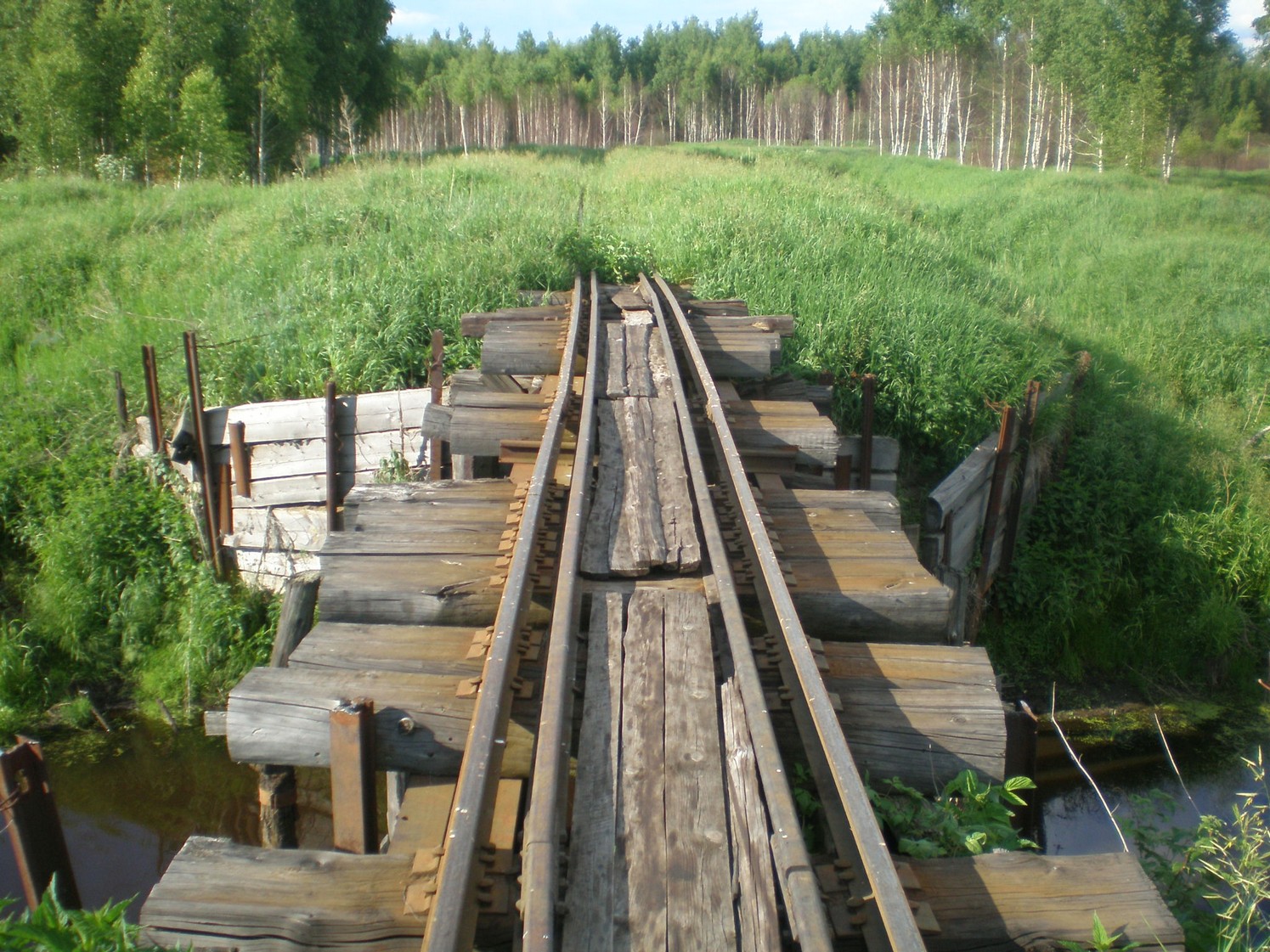 Узкоколейная железная дорога Радовицкого  транспортного управления — фотографии, сделанные в 2009 году (часть 15)