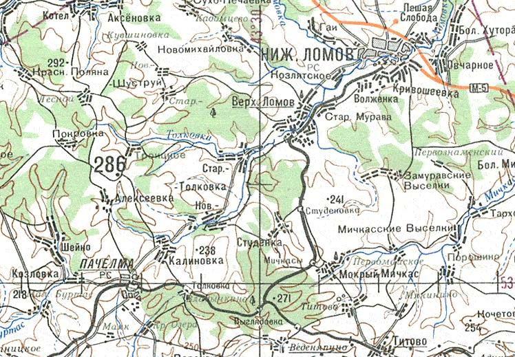 Железнодорожная линия Выглядовка — Нижний Ломов