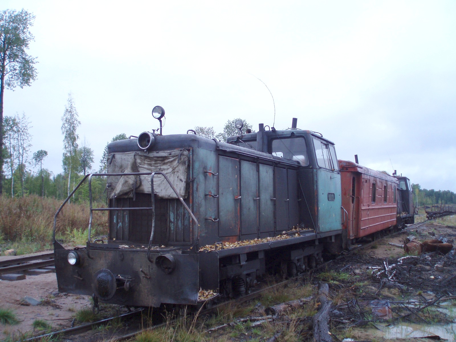 Октябрьская узкоколейная железная дорога - фотографии (часть 4)